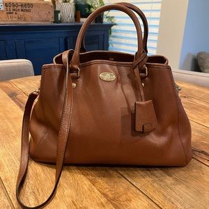 Coach leather bag - Coach Leather Handbag F346067 2WAY Calf
